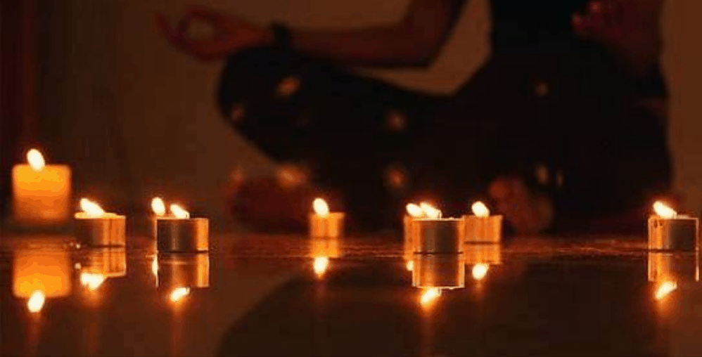 meditation with candles Canada Toronto Online